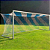Rede de Gol para Futebol de Campo Oficial Profissional Colorida Listrada FIO 10 (SEDA NAVAL) e Malha 10x10, Resistente e Reforçada. - Imagem 3