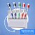 Aplicador Dispenser Pasta de Dente com Suporte Para Escova - Imagem 5