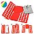 Dobrador De Roupas Molde Camisa Gabarito Roupa Organizador - Imagem 1