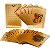Baralho Dourado Ou Prata A Prova D'água Plástico 54 Cartas Ouro Poker Dólar Truco Impermeável Canastra - Imagem 1