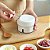 Mini Processador Manual Alimentos 3 ou 2 Lâminas Inox Triturador Picador Legumes Carnes Frutas Verduras - Imagem 10