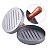 Modelador De Hambúrguer Artesanal Inox Forma Molde Caseiro Cozinha Modeladora Gourmet Cabo de Madeira Prensa Profissional - Imagem 5