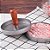Modelador De Hambúrguer Artesanal Inox Forma Molde Caseiro Cozinha Modeladora Gourmet Cabo de Madeira Prensa Profissional - Imagem 6