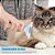 Rasqueadeira Pet Escova De Aço Inoxidável Para Animais De Estimação Cães Gatos Pelo Longo Pelo Curto Gato Tira Pelos - Imagem 1
