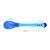 Colher Bebe Infantil Com Garfo para Bebê de Silicone com Indicador de Temperatura Alimentacao Sem Bpa Termosensivel Termica Garfo - Imagem 9