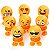 Brinquedo de Mola Boneco Emoji Divertido Para Crianças Emoticon Decoração - Imagem 2