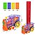 Trem Dominó Educativo Brinquedo Empilha Bloco Trenzinho Infantil Divertido Pilha Interativo Musical - Imagem 9