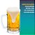 Caneca De Cerveja Chopp Vidro 2 Unidades 400 ml Reforçada Grande Grosso Chope Inglesa Copo Transparente Resistente - Imagem 8