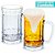 Caneca De Cerveja Chopp Vidro 2 Unidades 400 ml Reforçada Grande Grosso Chope Inglesa Copo Transparente Resistente - Imagem 7
