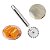 Cortador de Pizza Inox Fatiador Massas Pastel Redondo Resistente Carretilha Cortar Pizzas - Imagem 4