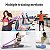 Faixa Elástica Alongamento Pilates Yoga Fisioterapia Exercícios em Casa Treino Funcional Musculação Ginastica - Imagem 5