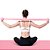Faixa Elástica Alongamento Pilates Yoga Fisioterapia Exercícios em Casa Treino Funcional Musculação Ginastica - Imagem 6