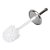 Escova Sanitária Inox Para Limpar Vaso Com Suporte Privada Cerdas Flexíveis Banheiro Sanitário Limpeza Higienização Base Antiderrapante - Imagem 4