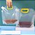 Saco De Armazenamento De Alimentos Cozinha Grão transparente portátil selado Armazenar Arroz Cereais Organizador Vedação Reutilizável Guardar - Imagem 7