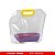 Saco De Armazenamento De Alimentos Cozinha Grão transparente portátil selado Armazenar Arroz Cereais Organizador Vedação Reutilizável Guardar - Imagem 13