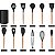 Kit Utensílios De Cozinha Silicone Jogo 12 Peças Com Suporte Espatula Colheres Cabo Madeira Decoração Colher - Imagem 6
