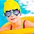 Óculos De Mergulho Infantil Natação Alça Ajustável Personagem Praia Piscina Criança Diversão Verão - Imagem 5