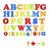 Alfabeto Magnético Infantil 43 Letras E Números Imantados E Educativos - Imagem 9