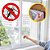 Tela Mosquiteira Janela Anti-inseto Mosquito Velcro Auto Colante Pernilongo Poliéster Para Janelas Removivel - Imagem 1