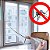 Tela Mosquiteira Janela Anti-inseto Mosquito Velcro Auto Colante Pernilongo Poliéster Para Janelas Removivel - Imagem 2