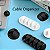 Organizador Fios E Cabos Autoadesivos Silicone Fixador Clips Kit Clip Organizadores Adesivos Fio Cabo - Imagem 9