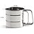 Tapioqueira Polvilhador Peneira Caneca com Gatilho Manual Aço Inox Açucar Farinha Tapioca Cozinha Multiuso - Imagem 9