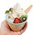 Pote de Sobremesa de Plástico Sorvete Casquinha Colorido Com Colher Decoração Tigela Bowl - Imagem 2
