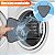 Refil Mop Triangular 360 Rodo Giratório Lava Seca Com Extrusão Microfibra Limpeza de Piso Cozinha - Imagem 6
