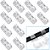 Organizador Cabos Fios Clip Fixador Kit Autoadesivo Rede Tv Pc Fio Cabo Guia - Imagem 2