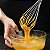 Batedor De Ovos Manual Fue Profissional Reforçado Cozinha Fouet Inox Confeitaria Bolo Chantilly Fuê - Imagem 3