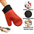 Luva Térmica Para Forno Par De Luvas Termicas Cozinha Pegador Térmico Protetora Silicone Churrasco - Imagem 3