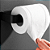 Porta Papel Higiênico De Parede Gancho Adesivo Suporte Organizador Banheiro Papeleira Rolo Multifuncional Casa Decoração Acessório Preto - Imagem 7