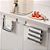 Porta Toalha Banheiro Inox Suporte Pano De Prato Cozinha Toalheiro Sem Perfuração Gancho Casa - Imagem 5