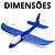 Avião De Brinquedo Isopor Aviao Planador Aviãozinho De Isopo Aviaozinho Criança Led Menino Menina - Imagem 9