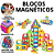 Blocos Magnéticos Infantil Bloco De Montar Magnetico Brinquedo Com Ima Para Criança Peças Magnéticas - Imagem 1