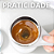 Copo Mixer Eletrico Caneca Misturadora Automatica Eletrica Recarregavel Vitamina Café Shake Sucos - Imagem 6