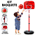 Cesta De Basquete Infantil Aro De Basket Mini Basketball Tabela Basquetebol Rede Bola criança - Imagem 1