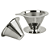 Coador De Café Inox Com Suporte Filtro De Cafe Reutilizavel Cuador Reutilizável Cozinha Casa - Imagem 8
