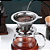 Coador De Café Inox Com Suporte Filtro De Cafe Reutilizavel Cuador Reutilizável Cozinha Casa - Imagem 4