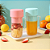 Mini Liquidificador Portatil 500ml Copo Mixer Eletrico Garrafa Juicer Com Canudo Cozinha Sucos - Imagem 2