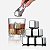 Gelo Reutilizavel Inox Cubo Artificial 8 Cubos Com Pegador Bebidas Reutilizável Drink Whiskey - Imagem 2