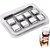 Gelo Reutilizavel Inox Cubo Artificial 8 Cubos Com Pegador Bebidas Reutilizável Drink Whiskey - Imagem 7