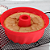 Forma De Bolo Redonda Com Furo Assadeira De Bolos Silicone Cozinha Confeitaria Pão Torta Pudim - Imagem 5