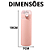 Garrafa Térmica De Água Inox Garrafinha De Agua Termica Garrafas Térmicas Com Canudo Aço 380ml - Imagem 9