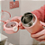 Garrafa Térmica De Água Inox Garrafinha De Agua Termica Garrafas Térmicas Com Canudo Aço 380ml - Imagem 4