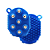 Massageador Corporal Manual Massager Luva Massageadora Com Esferas Luvas De Massagem Massageado - Imagem 8