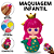 Maquiagem Infantil Sereia Make De Criança Maquiagens De Crianças Estojo de Makes Menina - Imagem 7