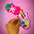 Maquiagem Infantil Sereia Make De Criança Maquiagens De Crianças Estojo de Makes Menina - Imagem 2
