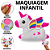 Maquiagem Infantil Unicórnio Make De Criança Maquiagens De Crianças Estojo de Makes Menina - Imagem 1