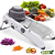 Cortador De Legumes Mandoline Profissional Inox Fatiador Ralador Multifuncional Manual Verduras - Imagem 1